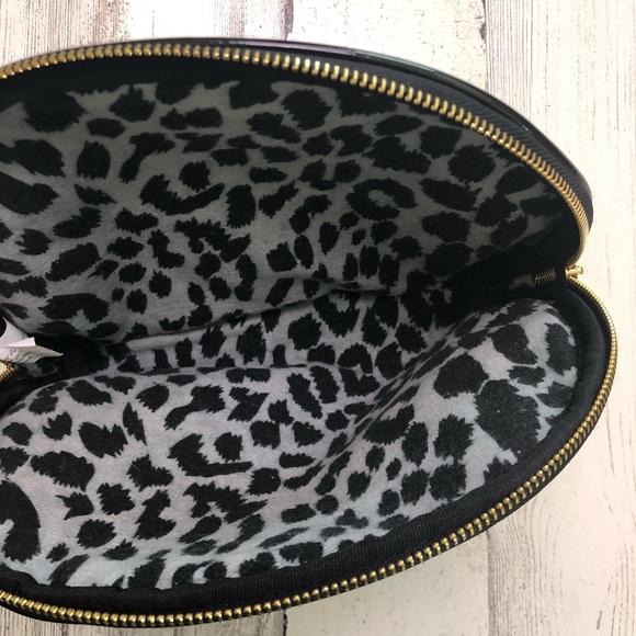 Betsey Johnson Leopard Print Cosmetic Bag - Picture 6 of 8